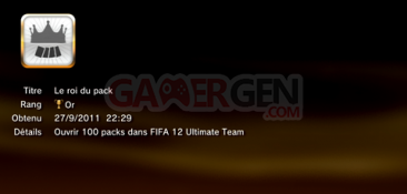 FIFA 12 - Trophées - OR 01