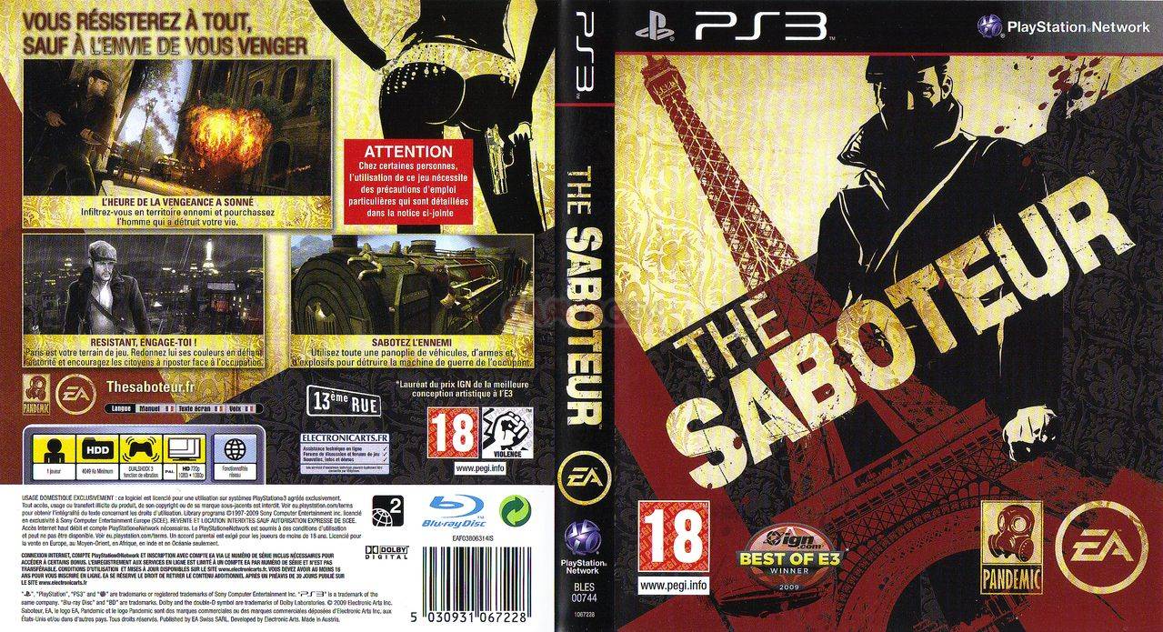cover the Saboteur