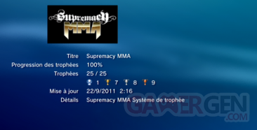 Supremacy MMA Trophees LISTE 1