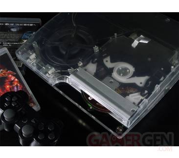 XCM Cyberbot Mod PS3 Slim coque transparente (4)