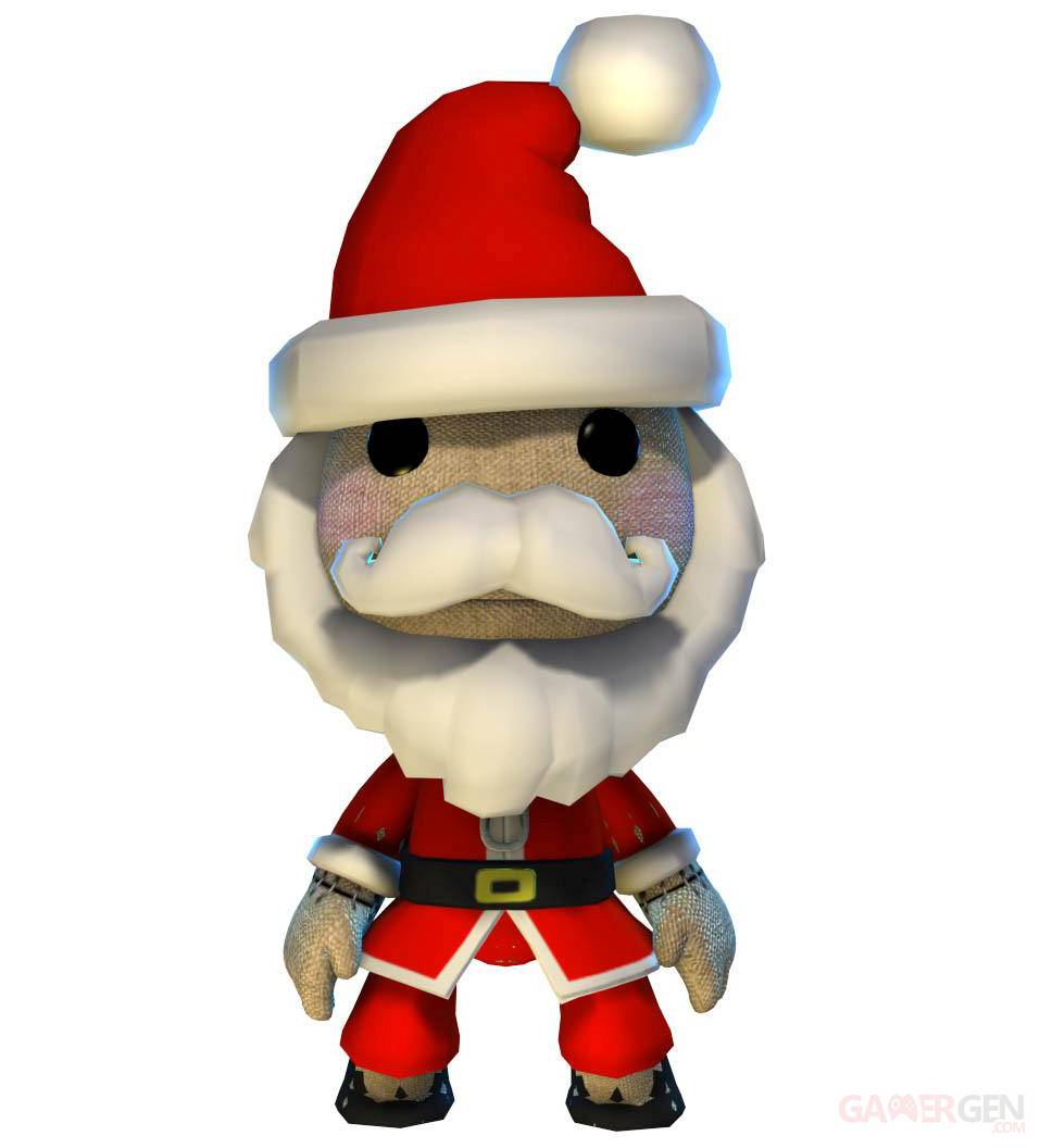 santa claus sackboy littlebigplanet