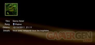 Ace Combat Assault Horizon - Trophées - PLATINE 1