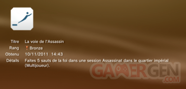 Assassin's creed revelations - Pack cartes Multijoueur - Trophées - BRONZE 1