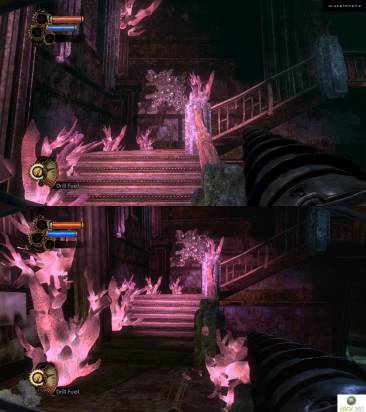 Bioshock 2 comparatif Xbox 360 PlayStation 3 PS3 1