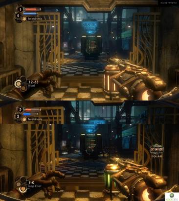 Bioshock 2 comparatif Xbox 360 PlayStation 3 PS3