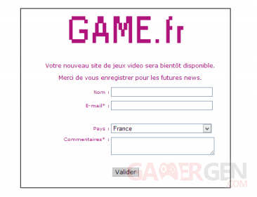 Capture site game.fr