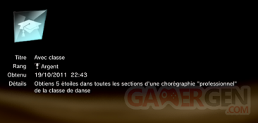 Dance Star Party - trophées - ARGENT - 10