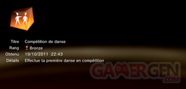Dance Star Party - trophées - BRONZE - 02