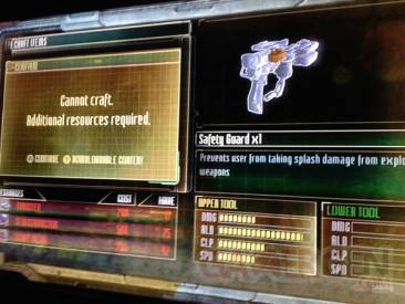 Dead Space 3 craft