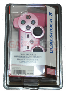 Dualshock 3 rose PS3 Sony emballage