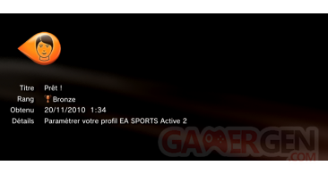 EA Sports Active 2 PS3 trophees BRONZE     27