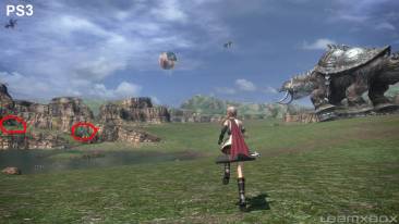 Final Fantasy XIII Comparaison FFXIII Xbox 360 PS3 3