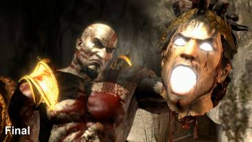 God Of War III GOWIII comparaison démo version finale 1