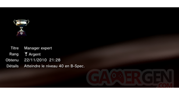 Gran Turismo 5 trophees ARGENT    1
