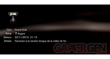 Gran Turismo 5 trophees MASQUES  8