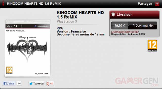 Kingdom Hearts HD 1.5 ReMIX screenshot 26022013