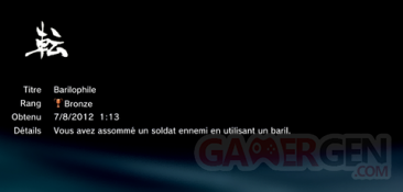 Metal Gear Solid 4 - Trophées BRONZE    5