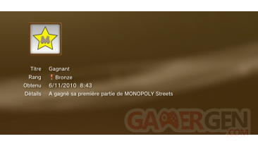 Monopoly streets trophees BRONZE PS3 PS3GEN 26