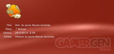 Naruto Shippuden UNSG - trophées - BRONZE - 0003
