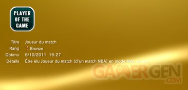 NBA 2K12 - Trophées - BRONZE - 05