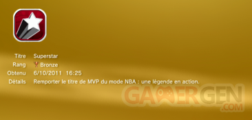 NBA 2K12 - Trophées - BRONZE - 28