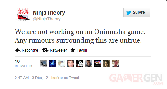 Ninja Theory Twitter screenshot 03122012