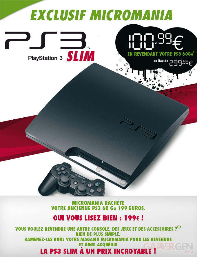 promo ps3 60Go