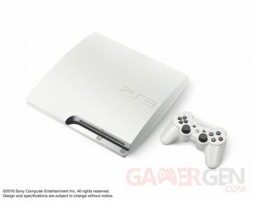 PS3 Slim Blanche Japon Sortie