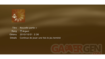 Le royaume de gahoole  trophees ARGENT PS3 PS3GEN 03