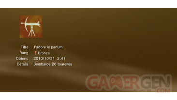 Le royaume de gahoole  trophees BRONZE PS3 PS3GEN 10