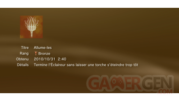 Le royaume de gahoole  trophees BRONZE PS3 PS3GEN 20