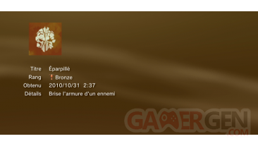 Le royaume de gahoole  trophees BRONZE PS3 PS3GEN 40
