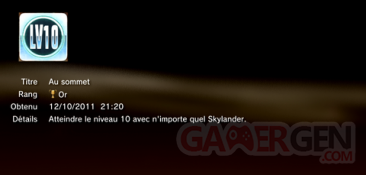 Skylanders Spyro's Adventure - Trophées - OR 4