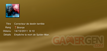 Spider-man aux frontières du temps - Trophées - MASQUES - 04
