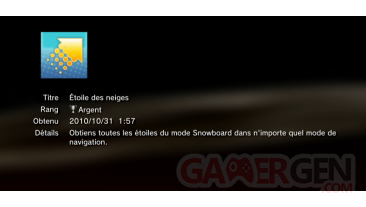 Tony Hawk Shred  trophees ARGENT PS3 PS3GEN 02