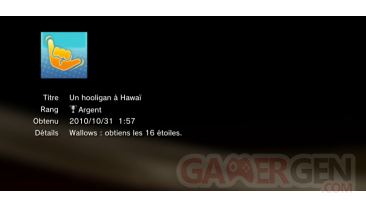 Tony Hawk Shred  trophees ARGENT PS3 PS3GEN 08