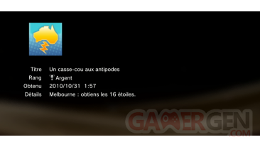 Tony Hawk Shred  trophees ARGENT PS3 PS3GEN 10