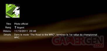 WRC 2 - trophÃ©es - WRC 2 - trophées - MASQUES 1