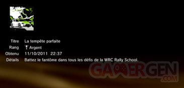 WRC 2 - trophées - ARGENT   4