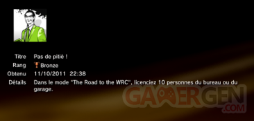 WRC 2 - trophées - BRONZE - 29