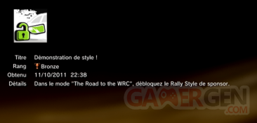 WRC 2 - trophées - BRONZE - 30