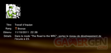 WRC 2 - trophées - BRONZE - 32