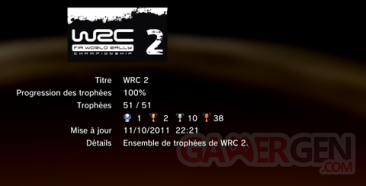 WRC 2 - trophées - LISTE    1